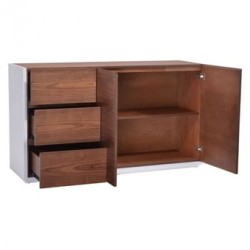 Buffet marca Zuo modelo Saints - Nogal , blanco , 100144