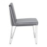 Silla marca Zuo modelo Kylo - gris , 100335