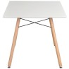 Mesa Réplica Eames Rectangular Color Blanca - Muebilia