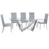 Mesa Comedor Acero Inoxidable Pannali Morpho