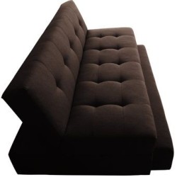 Sofá Cama Duplex Curry - Negro