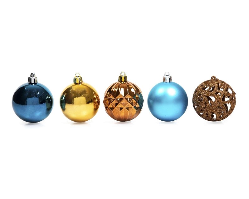 Esferas Navideñas Moka Set (50 Piezas)