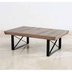 Mesa De Centro DIMMSA Modelo Amadeus -Nebraska/Negro