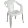 Silla de Plástico Apilable Brexia Blanca