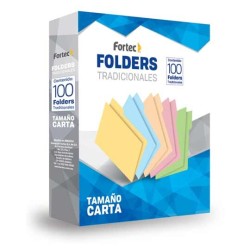 Fólder tamaño carta verde c/100