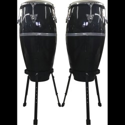 Congas de 10" Y 11" FG2-4 Black-CasadelMusico-
