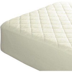 Protector de Colchon Rombos Hueso Ajustable