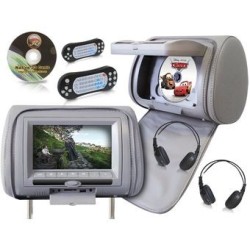Cabeceras para auto entretenimiento automóvil coche 7pul DVD Audífo...