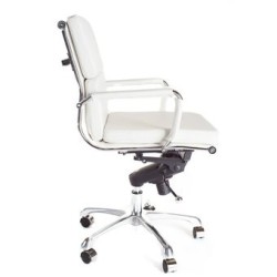 Silla Mobilier Soft Pad Low Back-Blanco