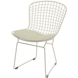 Silla De Comedor Alterhouse Réplica Bertoia Solid-Blanco