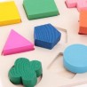 Puzzle de bloques estilo madera
