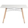 Mesa Réplica Eames Rectangular Color Blanca - Muebilia