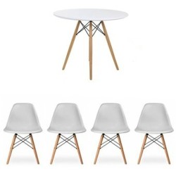 Antecomedor Mesas Y Sillas Tipo Eames