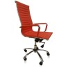 Sillón Directivo en Curpiel Rojo Mod. A05