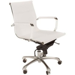 Silla Mobilier Mesh Low Back-Blanco