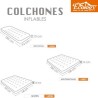 Colchón Inflable Queen Con Bolsa Ecology - Beige