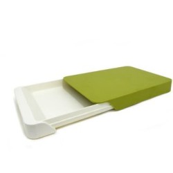 Tabla Para Picar Con Cajón-Verde