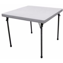 Mesa Plegable Cuadrada 85cm