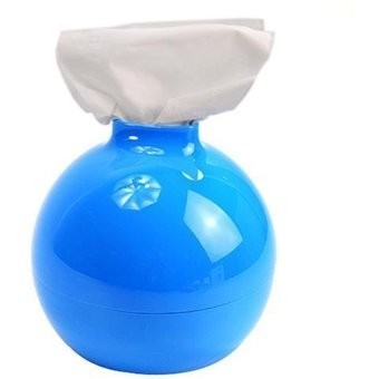 Servilletero Diseño Florero-Azul