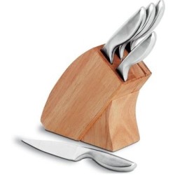 Juego de Cuchillos con Base de Madera CASANDRA