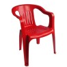 Silla Diplastica Brexia para Jardín-Rojo