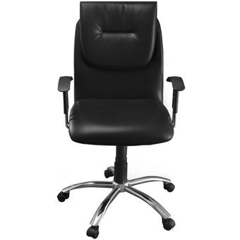 Sillón Semi Ejecutivo Status - Tactopiel Negro