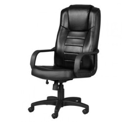 Silla Ejecutiva Con Brazos Alfaro Negro