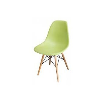 Silla De Comedor Mobilier Replica Eames Lady-Verde