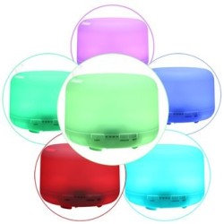 difusor del aroma Color Changing Light 500ML Aroma Diffuser- blanco...