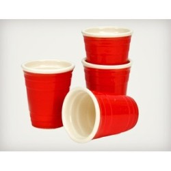 Shots Vasos Desechables Rojos