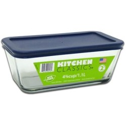 Refractario Rectangular con Tapa Modelo 195-85912LIB - Transparente