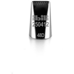 Boquilla Cesta 12 mm IBILI Modelo 250412-Plateado