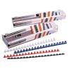 ARILLO PLASTICO GBC C/19 AROS 1/2 NEGRO C/25