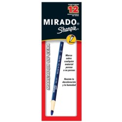 MARCADOR SHARPIE CERA AZUL