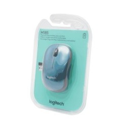 MOUSE INALAMBRICO LOGITECH M185 AZUL