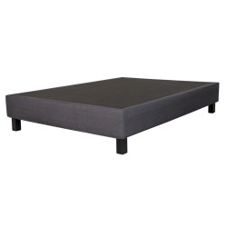 Base Individual Roy en Lino Gris