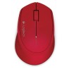 MOUSE INALAMBRICO LOGITECH OPTICO M280 ROJO