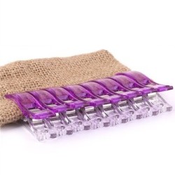 Pixnor 50pcs De Costura Del Arte Plástico Quilt Binding Clips Pinza...