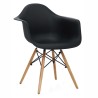 Sillon Replica Eames Con Brazos Negro