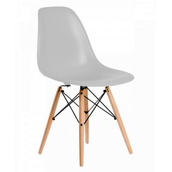 Silla Replica Eames Gris Claro