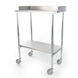 Mesa pasteur tubular cromada-PuntoMedico-CIS-MSPSCR