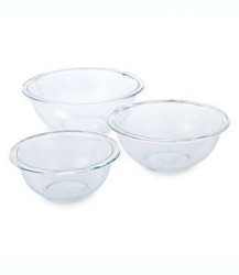 Tazones para mezclar de vidrio Pyrex®, Set de 3