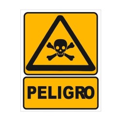 Cartel «peligro»
