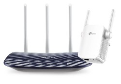 TP-LINK Combo Router Archer C20 + Extensor Wi Fi AC750 Multi