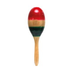 Maraca de Madera Tricolor Grande