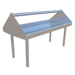 REPISA PARA CANASTILLAS CENTRAL DE 1.10X0.50X0.60 MTS MOD. RCC-110