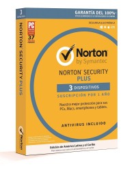 Norton Security Plus 1 Año 3 dispositivos