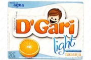 Caja Gelatina D'Gari Light Naranja 20G/24P-todoymasaqui-Caja Gelati...