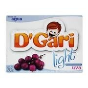 Caja Gelatina D'Gari Light Uva 20G/24P-todoymasaqui-Caja Gelatina D...