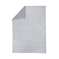 Cobertor cuna doble vista microfibra Alaska Silver